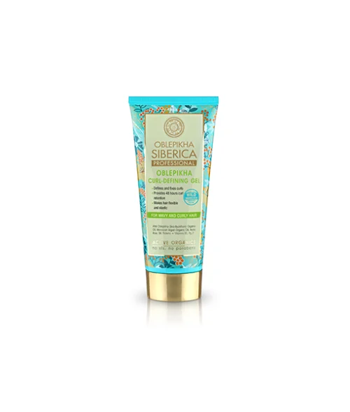 Gel de rizos definidos Natura Siberica 200ml para cabello ondulado y rizado
