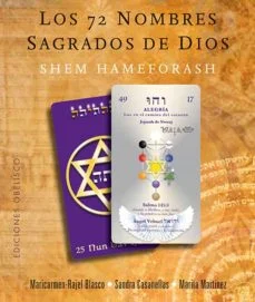 Oráculo Los 72 Nombres sagrados de Dios cartas espirituales