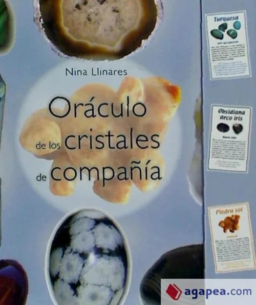 Portada del libro El Oráculo de los Cristales de Compañía de Nina Linares sobre cristales y minerales