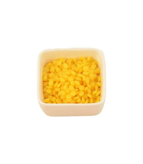 Cera de abejas amarilla 200gr en bloque, materia prima para cosmetica natural
