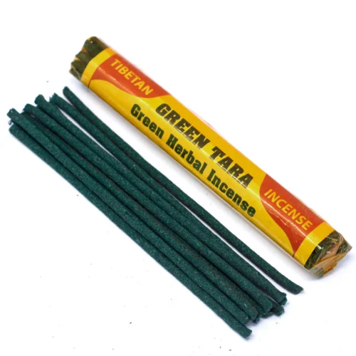 Varillas de incienso tibetano Tara Verde de medicina orgánica natural