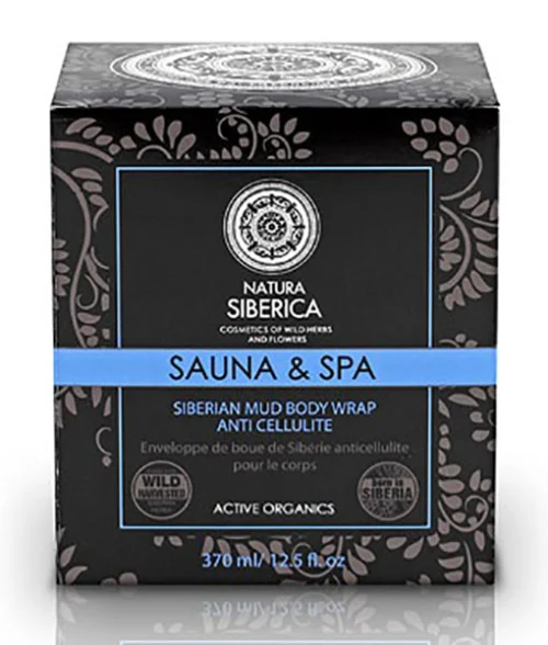 Sauna&Spa Envoltura De Barro Siberiana Corporal Anticelulítica - 370 Ml.