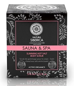 Sauna&Spa Peeling Corporal Caliente A Base De Sal Anticelulítico - 370 Ml.