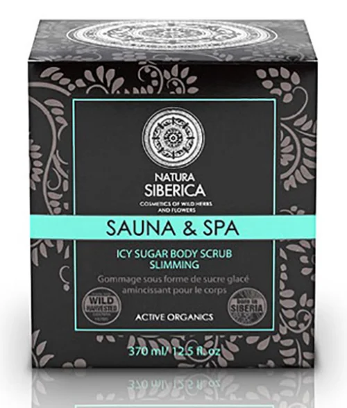 Sauna&Spa Peeling Helado Reductor A Base De Azúcar - 370 Ml.