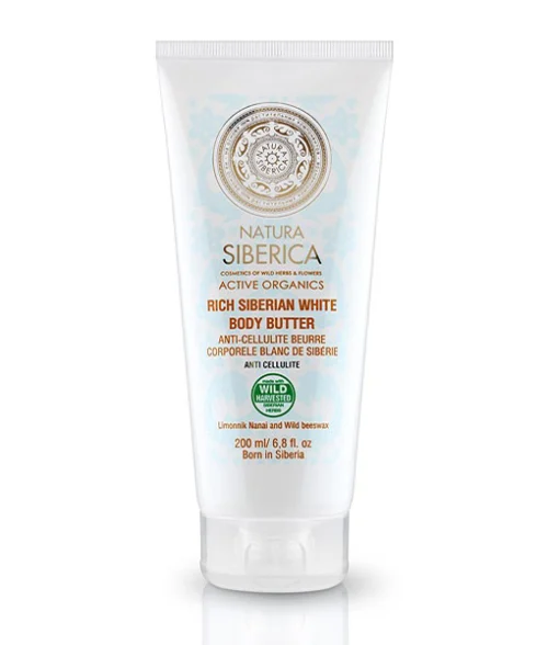 Aceite Corporal Blanco Espeso Siberiano Anticelulítico Anti-Age - 200 Ml.