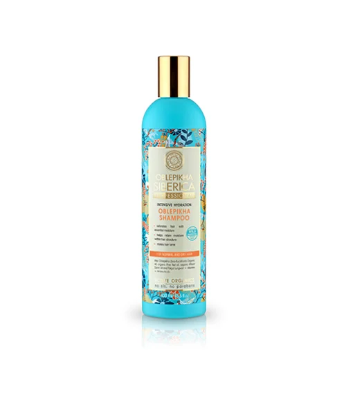 Champú cabello seco Oblepikha 400 ml - Hidratación natural para cabello seco y normal