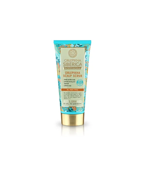 Exfoliante cuero cabelludo Oblepikha 200ml para limpieza profunda y equilibrio capilar