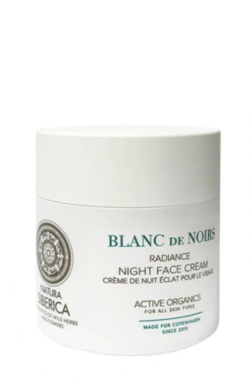 Crema de noche hidratante facial Radiance Blanc de Noirs 50ml — NS Copenhagen para regeneración cutánea nocturna