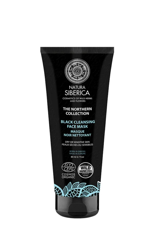 Mascarilla facial negra limpiadora