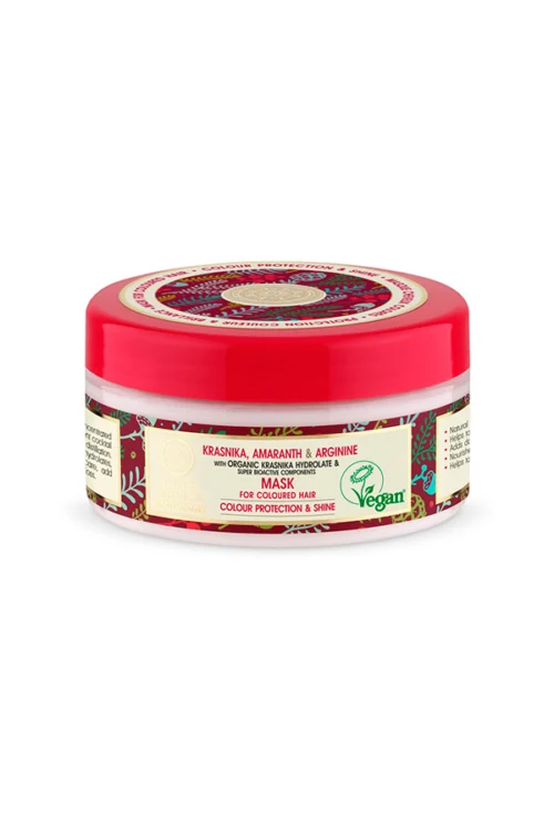 Mascarilla capilar Natura Siberica para cabello teñido con arándano de Kamchatka y arginina 300ml