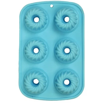 Molde de silicona para hacer jabon - 6 flanes