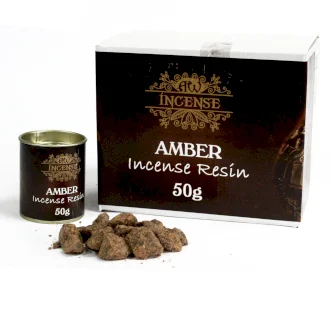Resina de ámbar orgánica en grano para quemar como incienso aromático natural