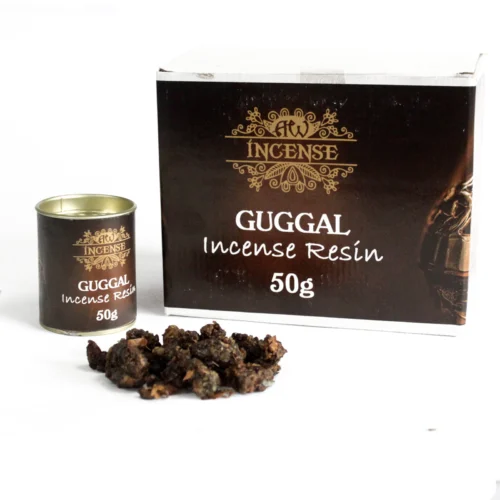 Resina guggal orgánica de incienso natural en grano