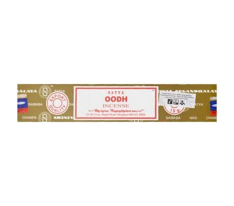 Varillas de Incienso Satya Oud orgánico natural aromático