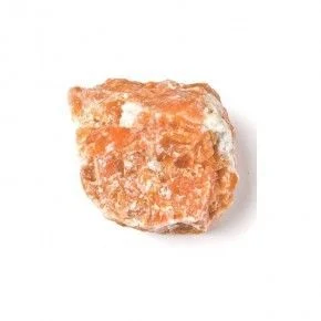 calcita naranja en bruto