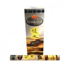 Varillas de incienso Sac Feng Shui Metal aromáticas orgánicas en empaque dorado