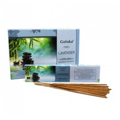 Varillas de incienso Goloka Lavanda aromaterapia pack 15 unidades natural orgánico