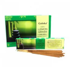 Varillas de incienso Goloka Lemongrass natural aroma relajante