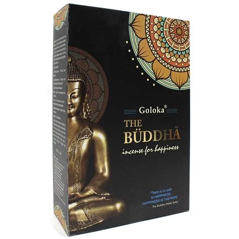 Varillas de incienso Goloka The Buddha orgánico premium aroma natural