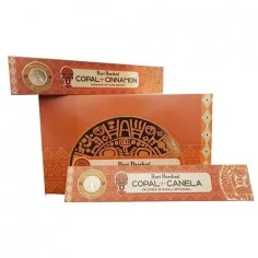 Varillas de incienso Hari Copal Canela orgánico natural aroma madera