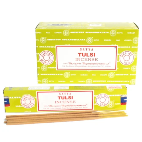 Varillas de incienso Satya Tulsi orgánico natural aromático