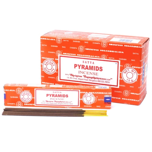 Varillas de incienso Satya Pirámide orgánico aromático natural