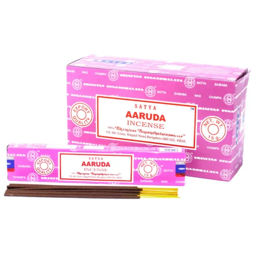Varillas de incienso Satya Aaruda orgánico natural aromático