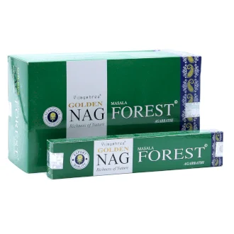 Varillas de incienso Golden Nag Forest orgánico natural aroma bosque