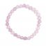 pulsera de cuarzo rosa de 4mm