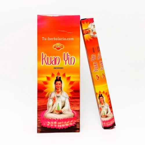 Varillas de Incienso Sac Kuan Yin orgánico premium en paquete