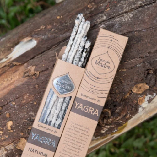 Varillas de incienso Sagrada Madre Yagra orgánico natural aromático