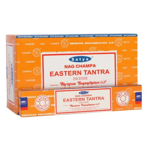 Varillas de Incienso Satya Eastern Tantra orgánico natural aromático