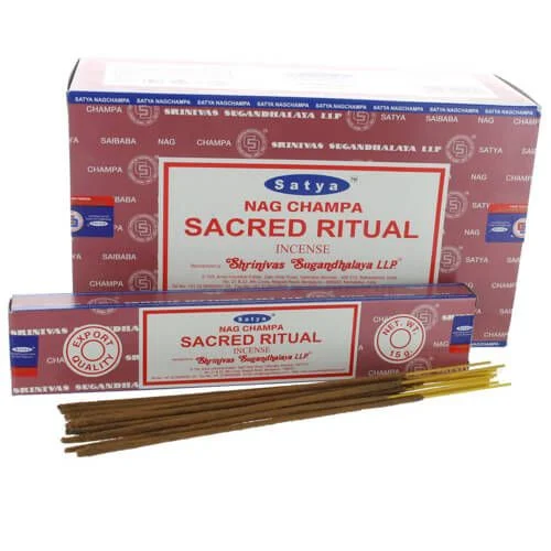 Varillas de incienso Satya Sacred Ritual orgánico premium tradicional