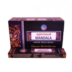Varillas de incienso Spiritual Mandala orgánico con diseño mandala colorido