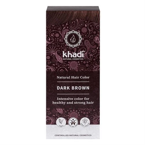 Tinte natural Khadi - Castaño Oscuro 100gr