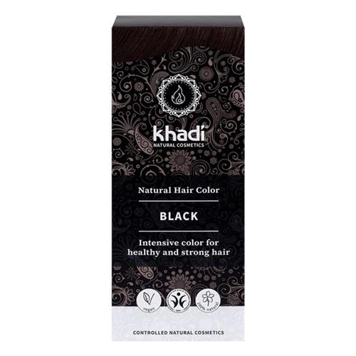 Tinte natural Khadi - Negro  100gr
