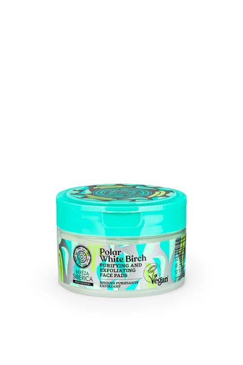 Discos purificantes y exfoliantes Natura Siberica 20 unidades para limpieza facial profunda de piel grasa