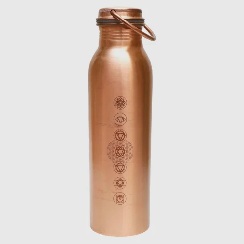 INDIAVEDA - Botella de Cobre Chakras