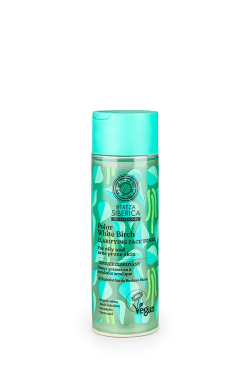 Tónico facial clarificante Natura Siberica 200ml piel grasa matificante