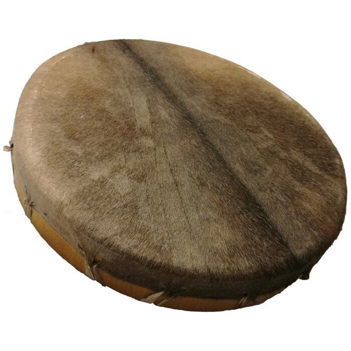 Tambor Chamanico 50cm  piel natural con pelo