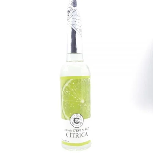 Agua de cítricos natural 220ml tonificante refrescante en botella con pulverizador