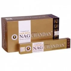 Varillas de Incienso Golden Chandan orgánico aromático natural