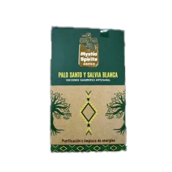 Varillas de incienso Palo Santo y Salvia Blanca Mystic Spirits orgánico
