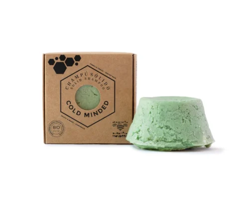 Champú sólido Cold Minded MAYBEEZ para cabello graso, producto de cosmética orgánica