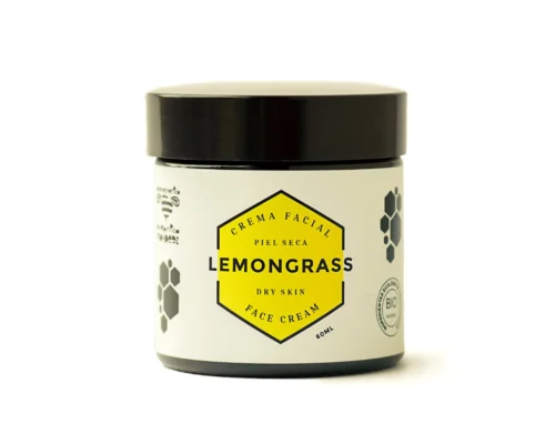 Crema facial lemongrass piel seca 60ml Maybeez, hidratación natural para pieles secas