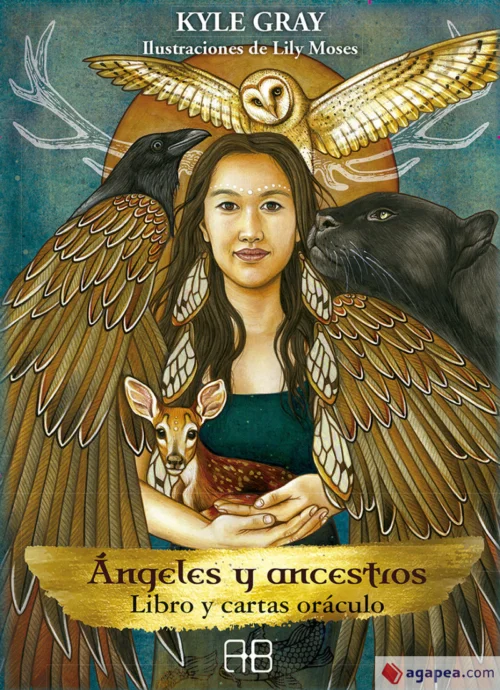 Cartas oráculo Ángeles y Ancestros, mazo completo de adivinación espiritual