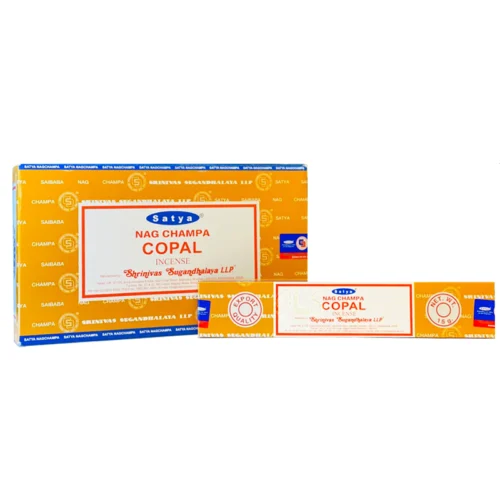 Varillas de incienso Satya Copal orgánico natural aromático