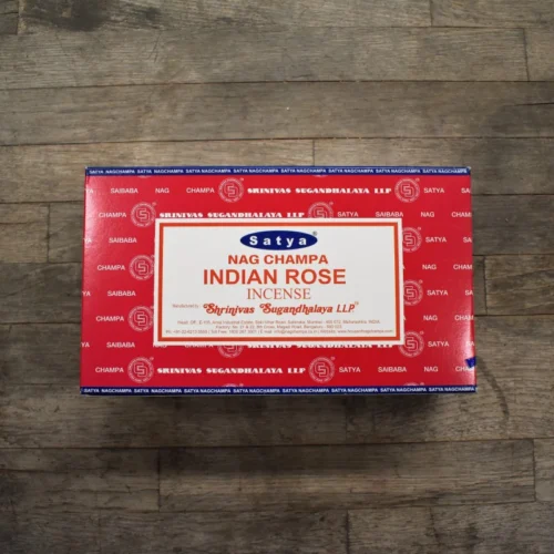 Varillas de incienso Satya Indian Rose orgánico aroma rosa natural