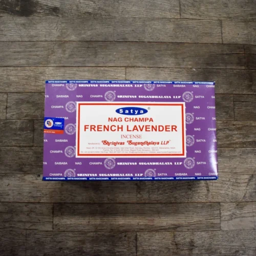Varillas de incienso Satya French Lavender aroma lavanda francesa orgánica