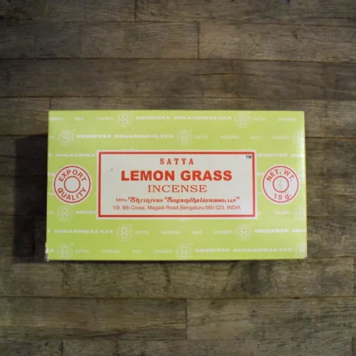 Varillas de Incienso Satya Lemongrass orgánico aroma natural